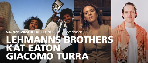 Lehmanns Brothers | Kat Eaton | Giacomo Turra - Groove Night - Leverkusen - 09.11.2024 18:30