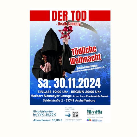 Der Tod - Death Comedy - Tdliche Weihnacht - Aschaffenburg - 30.11.2024 20:00