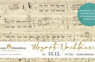 Adventskonzert &#8222;Mozarts andere Nachtmusik&#8220;