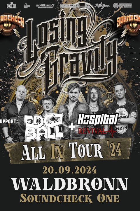 Losing Gravity - Edgeball - Hospital Revival - All In Tour 24 - Waldbronn - 20.09.2024 19:00
