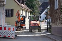 In Niederweiler laufen umfangreiche Bauarbeiten mit vielen Facetten