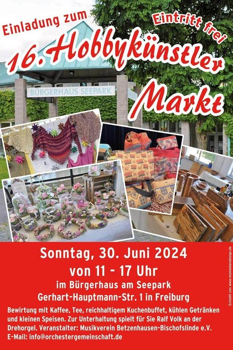 Hobbyknstler Markt - Freiburg - 30.06.2024 11:00