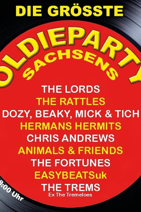 Die grte Oldieparty Sachsens - 9 Originalbands der 60er -80er Jahre - ZWICKAU - 28.06.2025 18:00