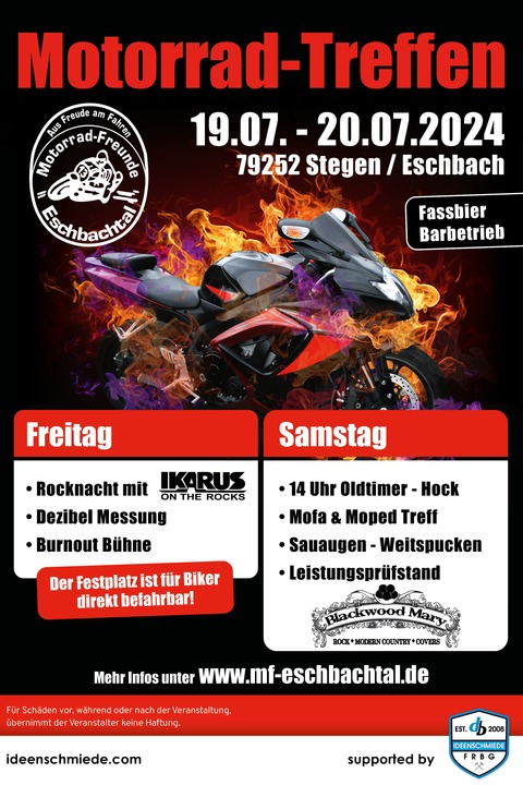 Motorrad Hock - Stegen - 19.07.2024 17:00