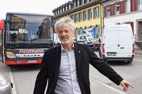 Brgermeisterkandidat Gunther Braun will in einer zweiten Amtszeit den Verkehr aus Steinen bringen