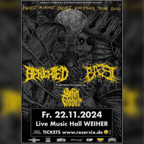 BENIGHTED + BAEST - Beast Against Beast European Tour 2024 - Mrlenbach - 22.11.2024 20:00