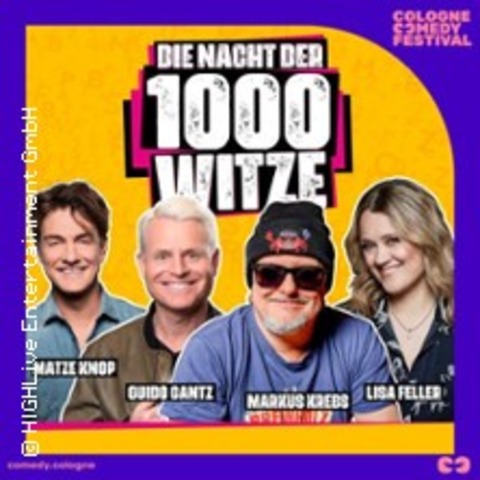 Die Nacht der 1000 Witze mit M. Krebs, L. Feller, M. Knop und G. Cantz - KLN - 29.10.2024 20:00