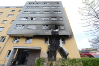 Nach dem Brand in der Freiburger Komturstrae knnen 22 Menschen nicht mehr in ihre Wohnungen