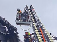 Fotos: Wohnhausbrand in Rickenbach