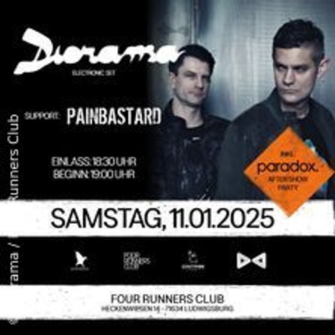 Diorama (Electronic Set) + Painbastard - Asperg - 11.01.2025 18:30