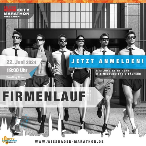 Firmenlauf Wiesbaden - 5km - Wiesbaden - 22.06.2024 19:00
