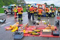 Drei Verletzte nach Crash auf B3 bei Malterdingen