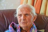 Klara Weber steht auch mit 100 Jahren noch gerne in der Kche