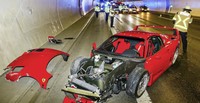 Teurer Unfall mit altem Ferrari
