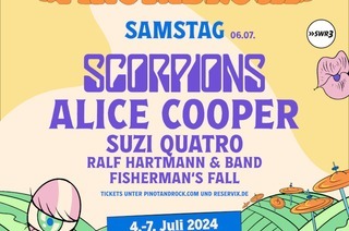 Scorpions + Alice Cooper bei Pinot and Rock, 06.07.2024