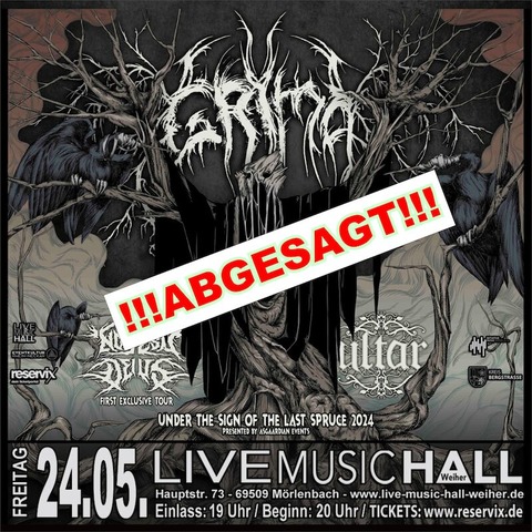 Grima - Under The Sign Of The Last Spruce Tour 2024 - Mrlenbach - 24.05.2024 20:00
