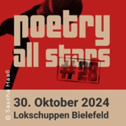 Poetry All Stars #28 - BIELEFELD - 30.10.2024 20:00
