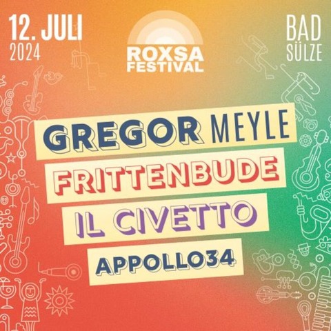 ROXSA Festival - Tagesticket Freitag - Bad Slze - 12.07.2024 18:00
