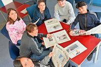 Zeitung in der Schule hilft, Durchblick zu verschaffen