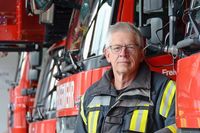 Langjhriger Feuerwehrkommandant Gnter Lenke: "Dutzende Einstze haben Spuren hinterlassen"