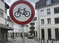 Krozinger Rat erlaubt Radfahren in Fugngerzone