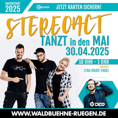 Stereoact-Tanz in den Mai 2025 - Stereoact-Tanz in den Mai 2025 - Bergen auf Rgen - 30.04.2025 18:00