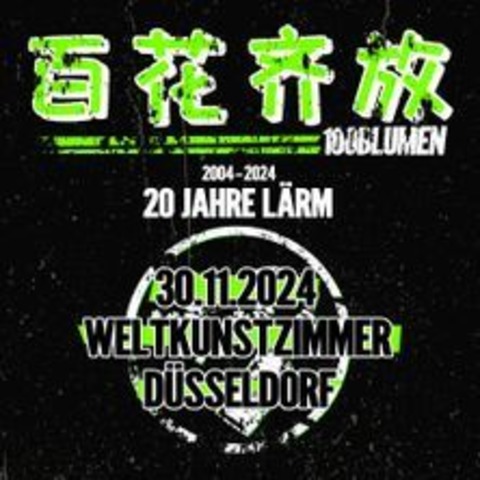 20 Jahre 100BLUMEN - DSSELDORF - 30.11.2024 19:30