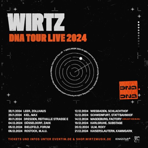 WIRTZ - DNA Tour 2024 - Leer - 28.11.2024 20:00