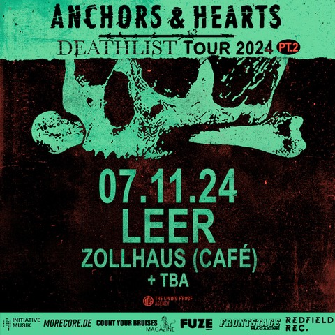 Anchors & Hearts - Deathlist Tour (Pt. 2) + Special Guest - Leer - 07.11.2024 20:00