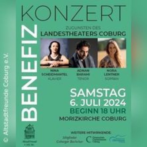 Benefizkonzert Landestheater - Coburg - 06.07.2024 18:00
