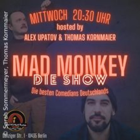 Der Mad Monkey Mittwoch - BERLIN - 18.12.2024 20:30