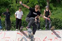 Coole Moves und saftige Beats: Eine neue Turnierserie fr Skater startete in Neuenburg