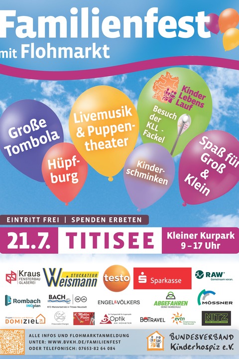 Familienfest + Flohmarkt - Titisee-Neustadt - 21.07.2024 09:00