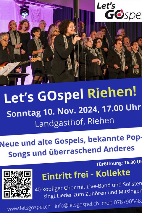 Let's Gospel - Riehen - 10.11.2024 17:00