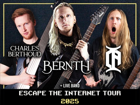 Bernth + Charles Berthoud + Ola Englund - Escape The Internet Tour - 2025 - Aschaffenburg - 23.01.2025 19:30