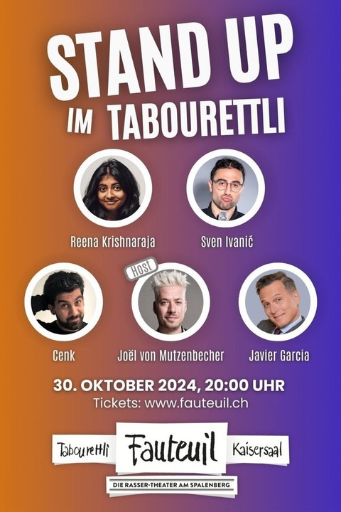 Stand Up-Comedians - Basel - 30.10.2024 20:00