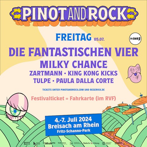 Die Fantastischen Vier bei Pinot and Rock - Breisach - 05.07.2024 15:00