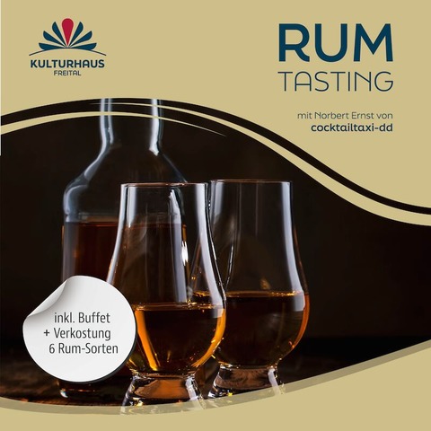 Rum-Tasting  mit Norbert Ernst vom Cocktailtaxi-DD - Freital - 11.10.2024 19:00