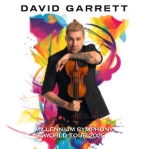 VIP Packages - David Garrett - Millennium Symphony World Tour - Stuttgart - 25.03.2025 20:00