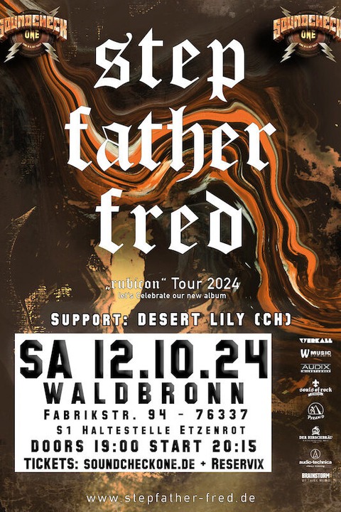 Stepfather Fred - Support: Desert Lily - Rubicon Tour 2024 - Waldbronn - 12.10.2024 19:00