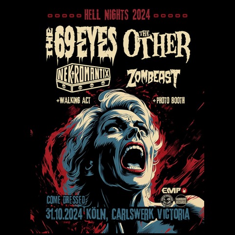 Hell Nights 2024 - The 69 Eyes, Nekromantix, The Other, Zombeast - Kln - 31.10.2024 19:30