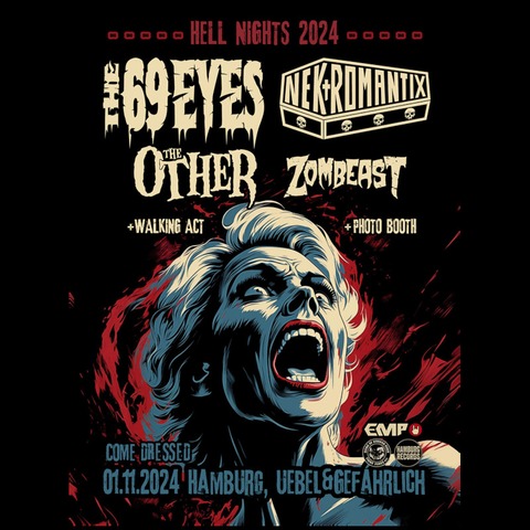 Hell Nights 2024 - The 69 Eyes, Nekromantix, The Other, Zombeast - Hamburg - 01.11.2024 19:30