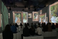 Die immersive Ausstellung &#34;Monets Garten&#34; auf dem Freiburger Messegelnde macht Kunst erlebbar