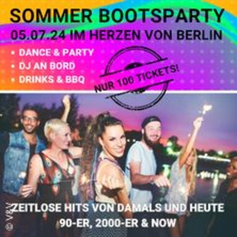 Bootsparty im Herzen von Berlin! - BERLIN - 05.07.2024 17:00