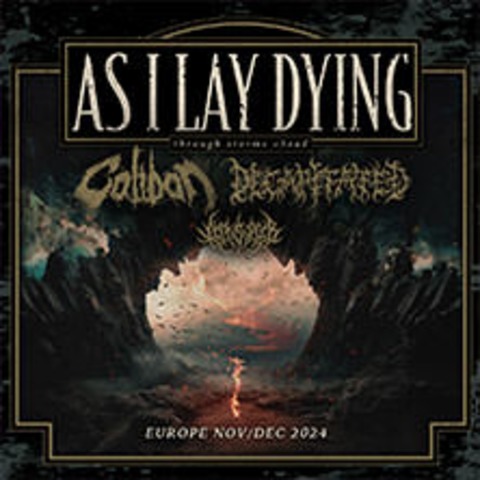 As I Lay Dying - Through Storms Ahead Europe 2024 - HAMBURG - 13.12.2024 18:15