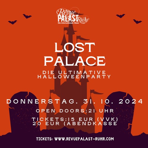 Lost Palace - Die ultimative Halloweenparty - Party - Herten - 31.10.2024 21:00