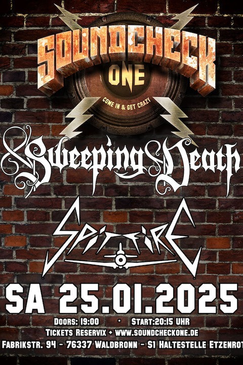 Sweeping Death + Spitfire - Waldbronn - 25.01.2025 19:00