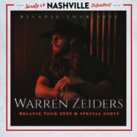 Sound of Nashville prsentiert: Warren Zeiders - Relapse Tour 2025 - Hamburg - 29.01.2025 20:00