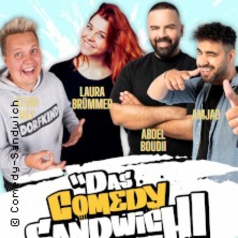 Comedy-Sandwich: Laura Brmmer - Abdel Boudii - Kevin Ray - Amjad - Delbrck - 09.03.2025 18:00