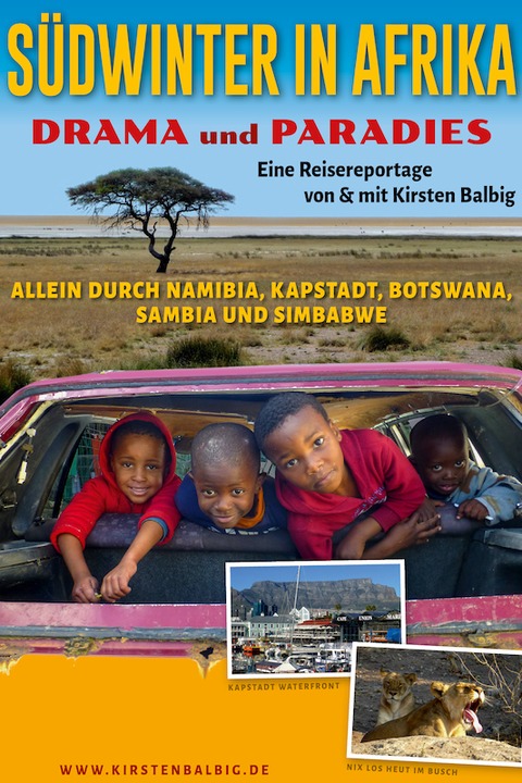 Sdwinter in Afrika - Dia-Vortrag von Kirsten Balbig - Greiz - 16.03.2025 17:00